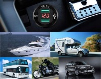 АВТОМОБИЛЬНОЕ ЗАРЯДНОЕ УСТРОЙСТВО 2x USB 3.1A 12В 24В