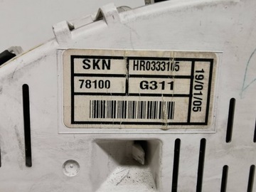 фото thumb №7, Спидометр манометр honda cr-v ii рестайлинг 2.2 i-ctdi hr0333105 all/z/9