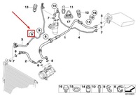 фото thumb №9, Bmw 1 e82 кронштейн шланг давления кондиционера 8369549 64538369549