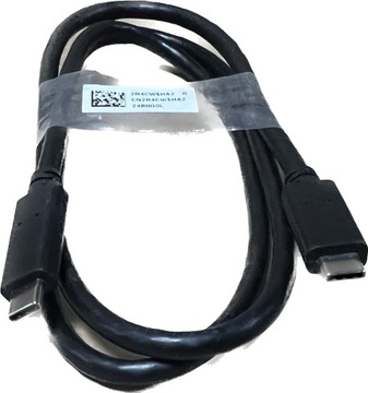 Кабель DELL USB-C Gen2, 5 А, подача питания, 1 м