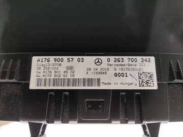 фото thumb №8, Спидометр mercedes a-klasa w176 a45 amg 2.0 turbo a1769005703 2012-18 европа