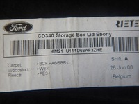 фото thumb №4, Ford galaxy mk3 обшивка защита бардачка задняя