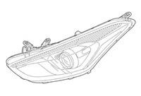 фото thumb №1, Hyundai i30 turbo 2015-2017 фара левый