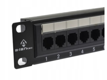 Patch panel 24 porty RACK 19