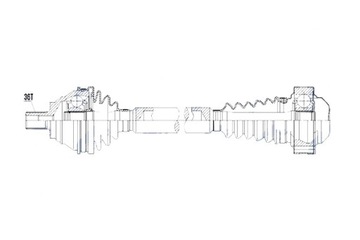 фото thumb №11, Піввісь привідна vw audi skoda seat eng.1.8tfsi passat 07-14 golf vi