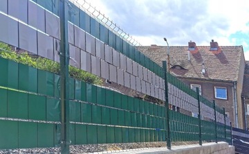 ЛЕНТА ДЛЯ ЗАБОРА Зеленая 35м 20 БЕСПЛАТНЫХ КЛИМПОВ