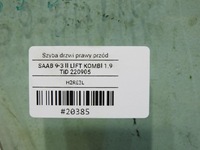 фото thumb №7, Скло двері правий перед saab 9-3 ii lift