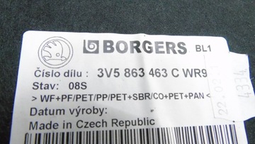 фото thumb №5, Підлога оббивка багажника skoda superb iii liftback 3v5863463c