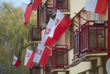 UCHWYT FLAGOWY ŚCIENNY BALKONOWY NA FLAGĘ UNIWERSALNY PODWÓJNY PL