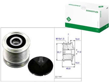 фото thumb №15, Сцепление генератора mercedes clk c209 200 cgi