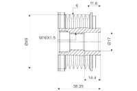 Купити Зчеплення односторонній генератора valeo +безкоштовно, фото thumb