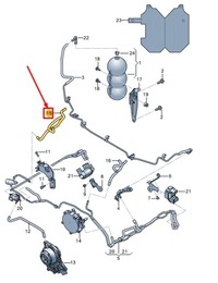 фото thumb №1, Audi a8 d5 двигатель вакуумный шланг 0p2131612f