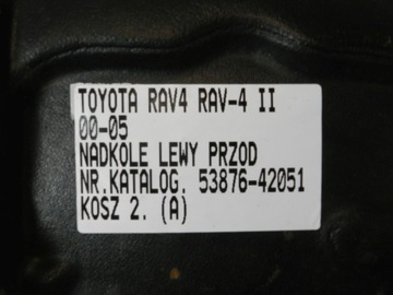 фото thumb №10, Toyota rav4 rav-4 ii 00-05 подкрылок левая левый перед передние 53876-42051