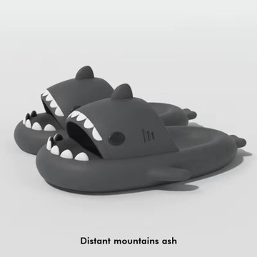 ТАПОЧКИ SHARK, ПРОТИВСКОЛЬЗЯЩИЕ ТАПОЧКИ SHARK, серые