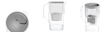 Wesper D1 Solid 2,8L Grey Filter Filter Burge 2.8L Grey + Aquamax вставка 2 шт.