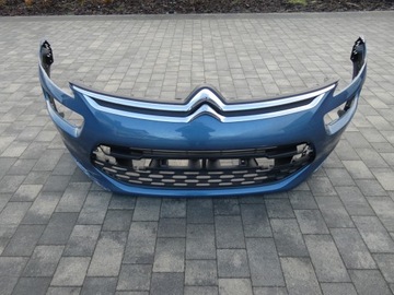 фото thumb №11, Бампер, решётка, решётка радиатора, решётка средняя citroen c-4 picasso передний рестайлинг