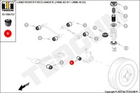 фото thumb №12, Tedgum 01160757 втулка важеля задня jeep freelander