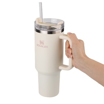 STANLEY ТЕРМОКРУЖКА ДЛЯ КОФЕ ВОДЫ ПОРТАТИВНАЯ 40 УНЦИЙ С СОЛОМОЧКОЙ