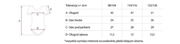 БАЛЕТНОЕ БОДИ ТАНЦЕВАЛЬНЫЙ КОСТЮМ ИЗ ХЛОПКА 122/128