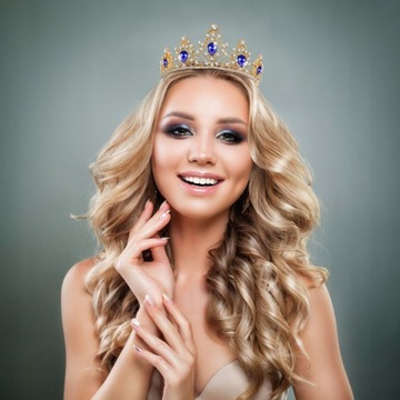 Minkissy Fashion Crown Головной убор из нежного сплава