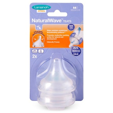 Соска Lansinoh NaturalWave средней скорости потока, 2 шт.