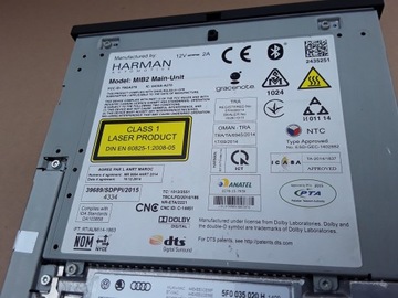 фото thumb №10, Модуль считыватель карт навигация harman mib2 seat leon iii 2019 5f0035020h