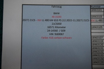 фото thumb №7, Капот bmw xm x8 g09 416 оригинал