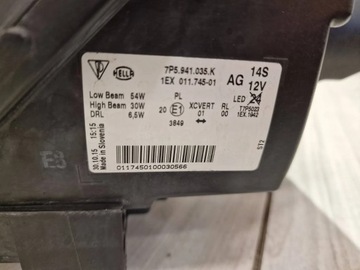 фото thumb №10, Porsche cayenne 7p5 рестайлинг лампа передняя левая полный led левый лампы передние