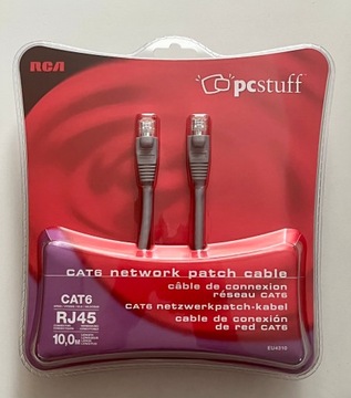 СЕТЕВОЙ КАБЕЛЬ CAT6 RJ45, ВИТАЯ ПАРА CAT.6, 10 м