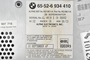 фото thumb №6, Радіо радіопрогравач навігація cd rds телефон 6934410 bmw e46 рестайлінг 01-06