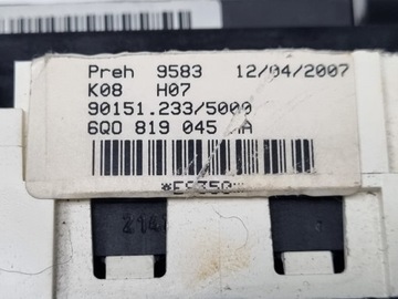 фото thumb №7, Vw polo 9n 6q панель управление воздуховод наддув