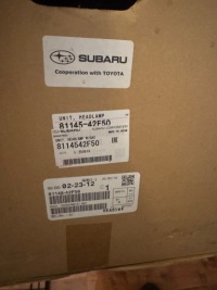 Subaru solterra лампа передняя левая full led версия европа Недорого, фото thumb
