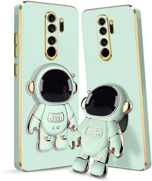 Чехол космонавта для Xiaomi Redmi Note 8 Pro +9H