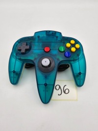 КОНСОЛЬ NINTENDO 64 ЕВРОПЕЙСКАЯ ВЕРСИЯ ПРОЗРАЧНАЯ СИНЯЯ ОРИГИНАЛЬНЫЕ АКСЕССУАРЫ