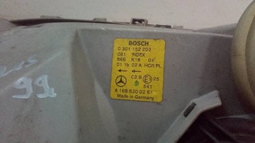 фото thumb №6, Фара праві лампа перед mercedes a140 w168