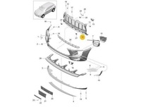 фото thumb №9, Решётка центральная czarna porsche macan 95b 95b807683l1e0