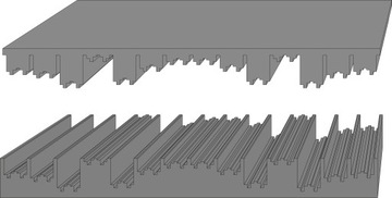 Панельный диффузор Schroeder QRD 1D N98 Fractal Basic