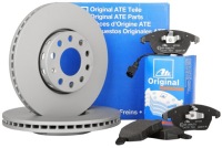 фото thumb №1, Ate тормозные диски тормозные колодки перед - kia magentis, sportage ii 280mm