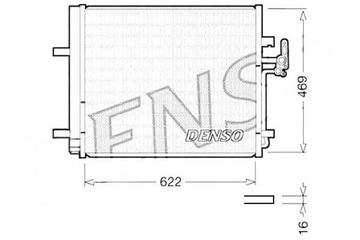 Радиатор кондиционера DENSO DCN10016 1405365