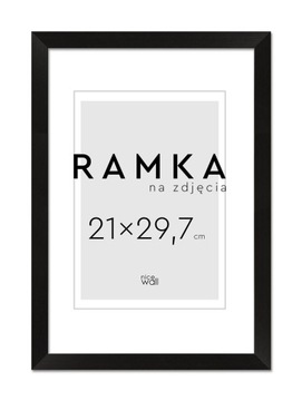 Рамка для фото 21х29,7 см 29,7х21 см Черная