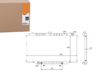 фото thumb №1, Nrf радіаторів двигуна 21460vb800 21460vb300 21460v