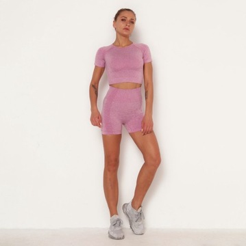 SPORT SET топ бесшовные шорты для фитнеса L