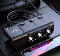 фото thumb №13, Розподільник роз'єм прикурювача 12-24v usb pd 35w woltomierz 120w legacy