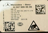 фото thumb №6, Idealna kpl. лампа перед передня ліва led mercedes glb x247 1