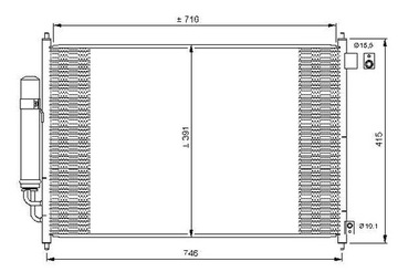 фото thumb №9, Конденсатор кондиционера honda fr-v 1,7b 05-