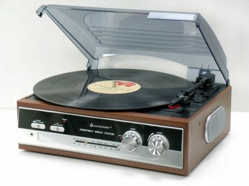 Проигрыватель Soundmaster PL186 коричневый