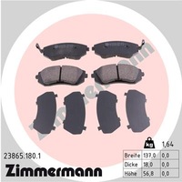 фото thumb №11, Zimmermann тормозные диски+ тормозные колодки перед subaru legacy iv
