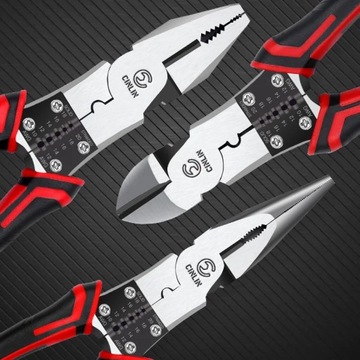 Styl z długim nosem i przekątną Multitool do drutu - szczypce, przecinak, z