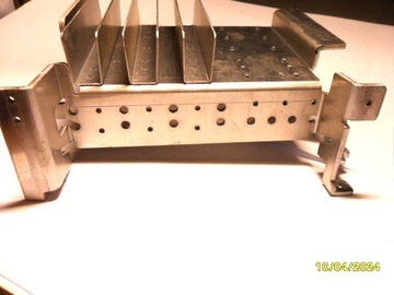 Radiator aluminiowy 165 mm x 60 mm , wys.125 mm, gr. blachy 3 mm