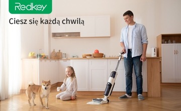 ODKURZACZ BEZPRZEWODOWY PIONOWY Z FUNKCJA MOPOWANIA 3 w 1 WYŚWIETLACZ LED
